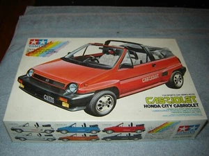 Tamiya #2450 Cabriolet Honda City MIB Model kit 1/24 Scale Car Frame started - Picture 1 of 12
