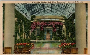 Display Hall Main Conservatory Longwood Gardens Wilmington Delaware Postcard - Picture 1 of 2