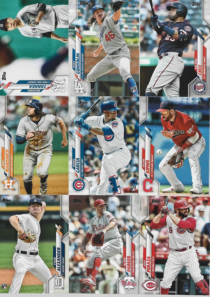 2020 TOPPS SERIES 1 SINGLES & RC'S #251 THRU #350***YOU PICK*** - Image 1 of 1