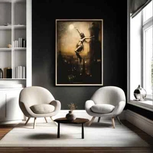 Witchcraft Vampire Painting Wall Art Poster Premium Quality Choose your Size - Picture 1 of 3