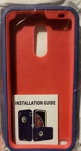 LG Stylo 4 hard case - PURPLE/PINK - rubbery/plush feel - Canadian Seller - Photo 1 sur 2