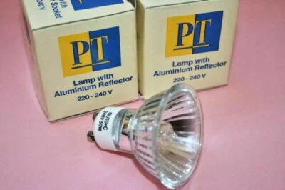 WOW BOX OF 10 PT NEW SPOTLIGHT GU10 DIMMABLE HALOGEN SAVER BULBS 40 WAT = 50 WAT - Image 1 of 4