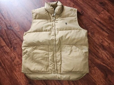 VINTAGE BROWNING DOWN VEST IN COLOR BROWN SIZE MEDIUM, IT IS USED, IT IS NOT... - Image 1 of 4