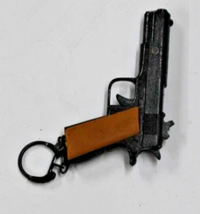 Vintage Antique Miniature Cap Keychain metal pistol - Picture 1 of 2
