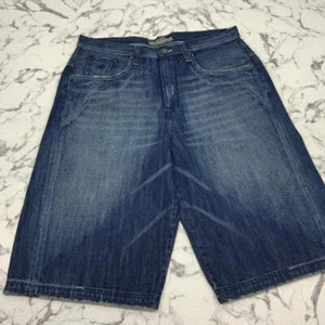 Men's Rocawear Dk Blue Washed Denim Short NWT - Picture 1 of 5