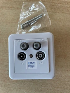 MULTIMEDIA TWIN-DATA-ANTENNENDOSEN - Bild 1 von 1