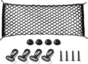 Adjustable Stretchable Cargo Net for SUVs, Cars & Trucks - 35.4x15.8 Inch - Picture 1 of 12