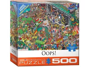 Eurographics 500 Piece Large Format Jigsaw Puzzle - Oops - Picture 1 of 1