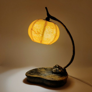 Handmade Paper Dimming LED Table Lamp Desk Bedside Lamp Night Decorative Light Y