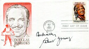 AUTOGRAPHED TV and screen actor Robert Young FDC - Picture 1 of 1