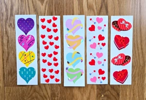 MRS GROSSMANs RARE HEART Stickers VINTAGE & RETIRED Valentine's CINNAMON Pastels - Picture 1 of 1