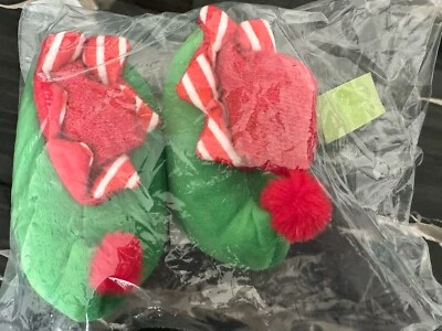 Zapatillas Disney Novedad Verde Elfo 6-12 Meses Unisex Nuevas Con Etiquetas  Foto 1 de 2