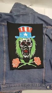 Parche Chaqueta Bikers Skull Rose England Guns N' Roses Hard Rock Punk - Imagen 1 de 5