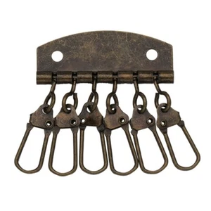 5 Pcs/Set Metal Key Holders Practical Keychains Keyring Organizers for Wallet - Picture 1 of 17