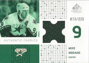 2002-03 SP Game Used Authentic Fabrics #AFMO Mike Modano Jersey /225 - NM-MT