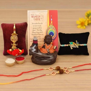 Rakhi Gifts for Brother Combo Set - Picture 1 of 7