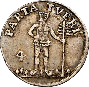 1724 EPH German States Brunswick Wolfenbuttel 4 Mariengroschen NGC XF 40 Germany - Picture 1 of 3