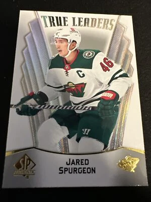 2021-22 SP Authentic True Leaders Jared Spurgeon #TL-8 - Image 1 of 2
