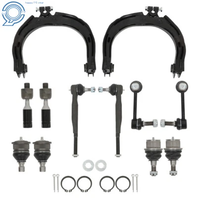 12Pc Front Control Arm Tie Rod Ball Joint 2004-2007 For Isuzu Ascender GMC Envoy Foto 1 de 4