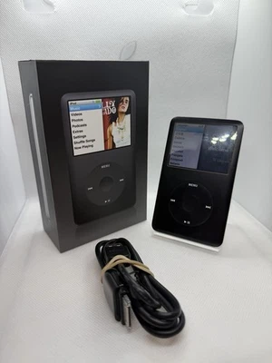 Apple iPod Classic 6. Generation Schwarz 80GB Mp3 Player A1238 MB147ZD #7355 - Bild 1 von 4
