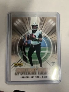 2024 Panini Instant Spotlight Rookies #SR-5 Spencer Rattler Saints RC SP #d/1246 - Picture 1 of 2