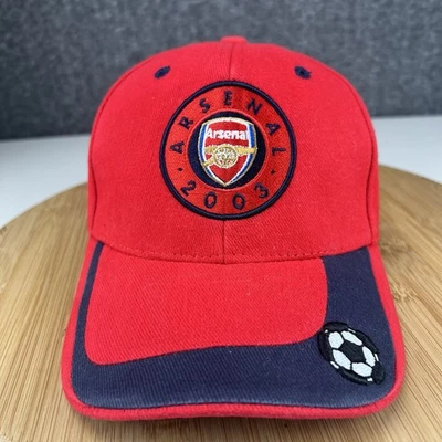 Vintage 2003 Arsenal FC Hat Cap Strapback OSFM Red Logo Premier League Soccer - Image 1 of 4