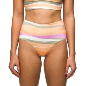 Prana Sun Shade Swim Bottom Women's XL Waves High Waist Bikini Beach Vacation - Imagen 1 de 6