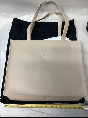 Chanel Lambskin Embossed CC Camellia Tote Beige NEW - Image 1 of 4