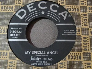 BOBBY HELMS-MY SPECIAL ANGEL-DECCA - Picture 1 of 2