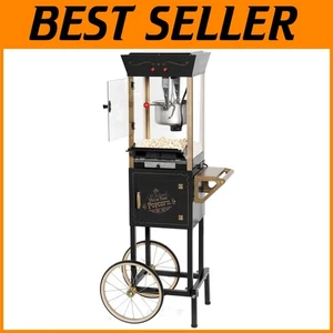 Popcorn Machine Stand - 32 Cups, Stainless Steel Kettle - Picture 1 of 9