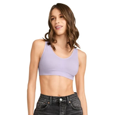 Bralette de soporte ligero de mezcla de algodón sin costuras Jockey para mujer Foto 1 de 2