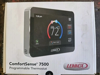 Lennox CS7500 Universal Programmable Thermostat 13H14 With “D” Terminal Defrost - Image 1 of 4