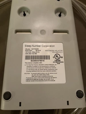 Select Comfort Sleep Number Pump For Queen King Mattress NXT03DR - Lightly Used - Image 1 of 2