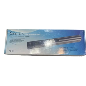 Sinmark Portable Wand Document Scanner 900DPI Red New - Picture 1 of 5