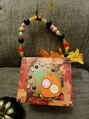 BOLSO CAJA CIGARROS HALLOWEEN OTOÑO PAVO ACCIÓN DE GRACIAS PEQUEÑO Foto 1 de 4