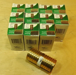 12 Stück 1-1/4" Messing Stachelkupplung, Wasserquelle IC125NL - Neu - Bild 1 von 7
