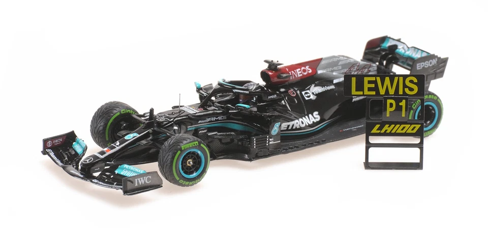 Minichamps 410211544 1/43 MERCEDES-AMG W12 LEWIS HAMILTON SOTCHI GP 2021