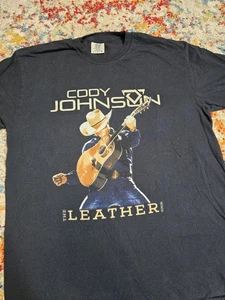 Cody Johnson 2024 The Leather Tour bequeme Farben Grafik T-Shirt Erwachsene Large - Bild 1 von 5