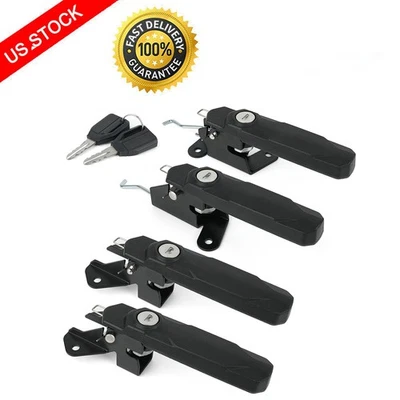  4Pcs Front & Rear Door Latch Handle Locks For Can-Am Defender MAX HD10 HD9 HD8  - Image 1 of 4