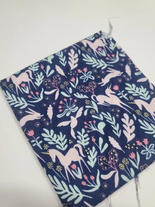 Sarah Jane Fabric Unicorns Magic Floral Whimsical Cotton Sew Quilt FAT QUARTER  - Picture 1 of 1