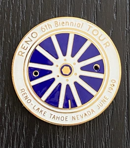 Reno Lake Tahoe Biennale Tour 1960 Oldtimer Automobil Emblem Abzeichen - Bild 1 von 3