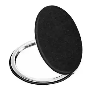 Compact Vanity Makeup Mirror for Men Women Girls, Black Elegant round Travel Cos - Picture 1 of 7