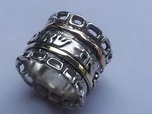 Spinner Fidget Spinner ring for woman, Love ring, prayer ring