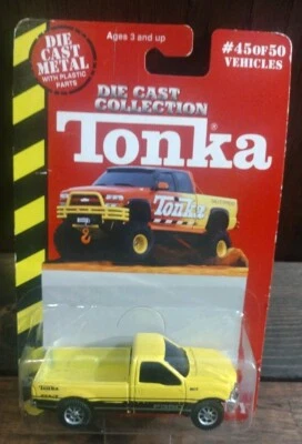 Tonka Diecast Collection #45  Yellow F350 Super Duty Metal W/ Plastic Parts  - Image 1 of 4