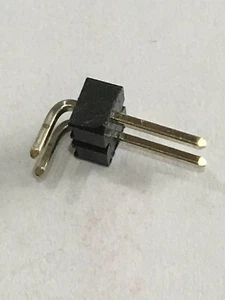25pcs of 103759-2 Board Connector Unshrouded HDR 2POS 2.54mm  R/A Thru-Hole - Picture 1 of 4
