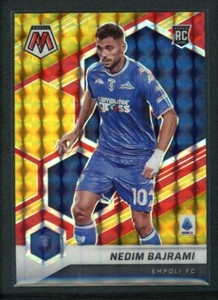 2021-22 NEDIM BAJRAMI 05/10 PANINI MOSAIC SERIE A GOLD ROOKIE RC #197
