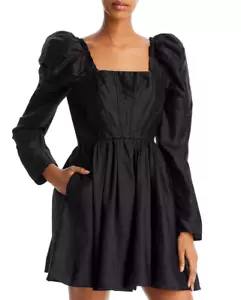 Aje Fleur Corset Mini Dress Black Size 10 AU (6 US) - Picture 1 of 1