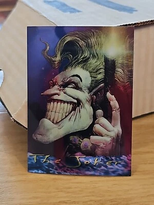 1995 Skybox DC Batman Master Series Chromium - #2 The Joker - Image 1 of 2