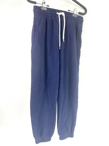 Gap Navy Essential Jogger Womens Size X-Small Petite With Drawstrings - Picture 1 of 8