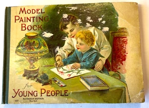 RARE 1890’s ~ PAINTING ~ DRAWING ~ CHILDREN'S COLORING BOOK ~McLAUGHLIN BROTHERS - Imagen 1 de 8